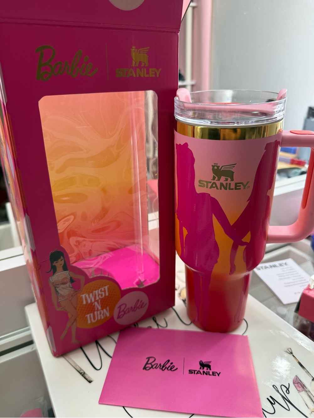 Stanley x Barbie Pink Tumbler 40oz